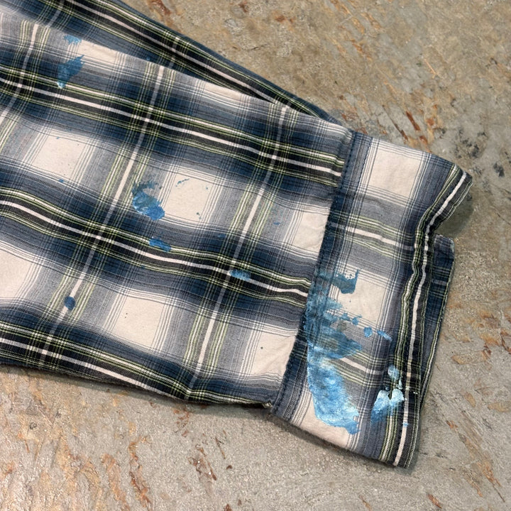 Used clothing carhartt/Carhartt/Button-down long sleeve shirt/Checked pattern/Size 2XL