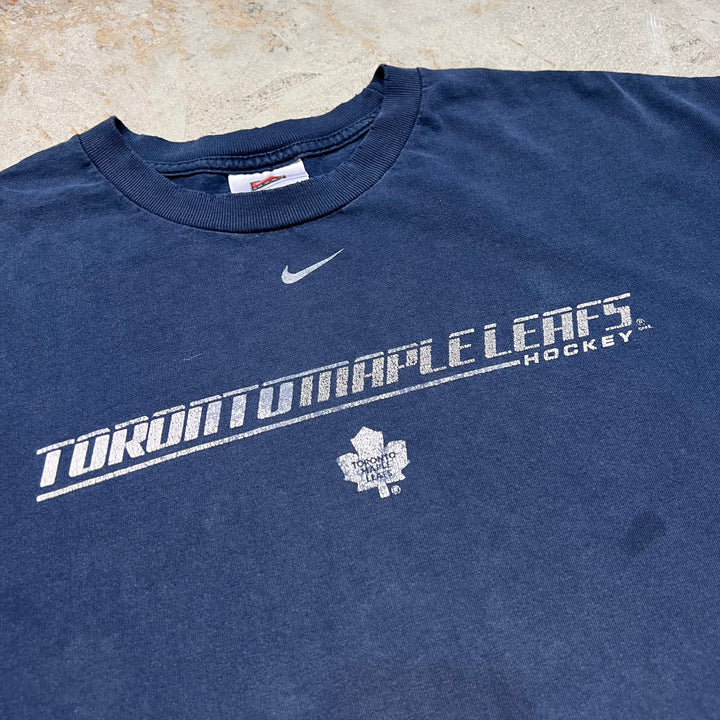 古着 NIKE/ナイキ / トロント・メープルリーフス / ホッケー / プリントTシャツ/サイズL