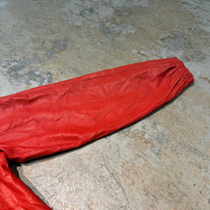 Used clothing 90's~ POLO by Ralph Lauren/ Polo Ralph Lauren/ Lamb leather swing top jacket/ Size M