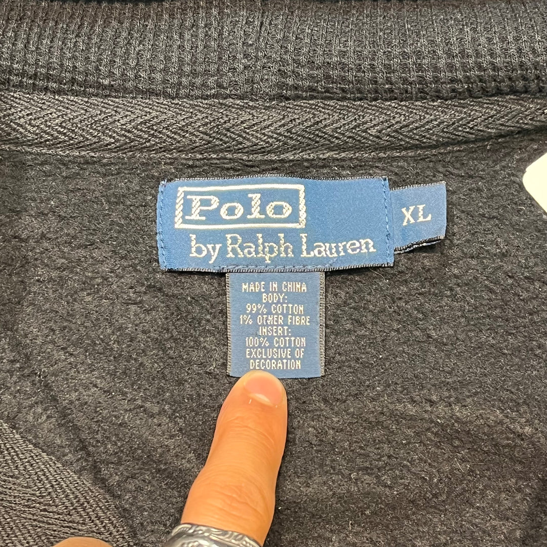 古着 90's〜 POLO by Ralph Lauren/ ポロラルフローレン/ジップアップパーカー/ダブルフェイス/サイズXL