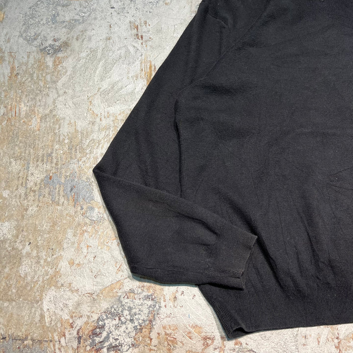 #3710 古着 POLO by Ralph Lauren/ラルフローレン / PIMA Cotton knit V Neck Sweatrer Shirts/ピマコットLンニットVネックセーター/サイズL