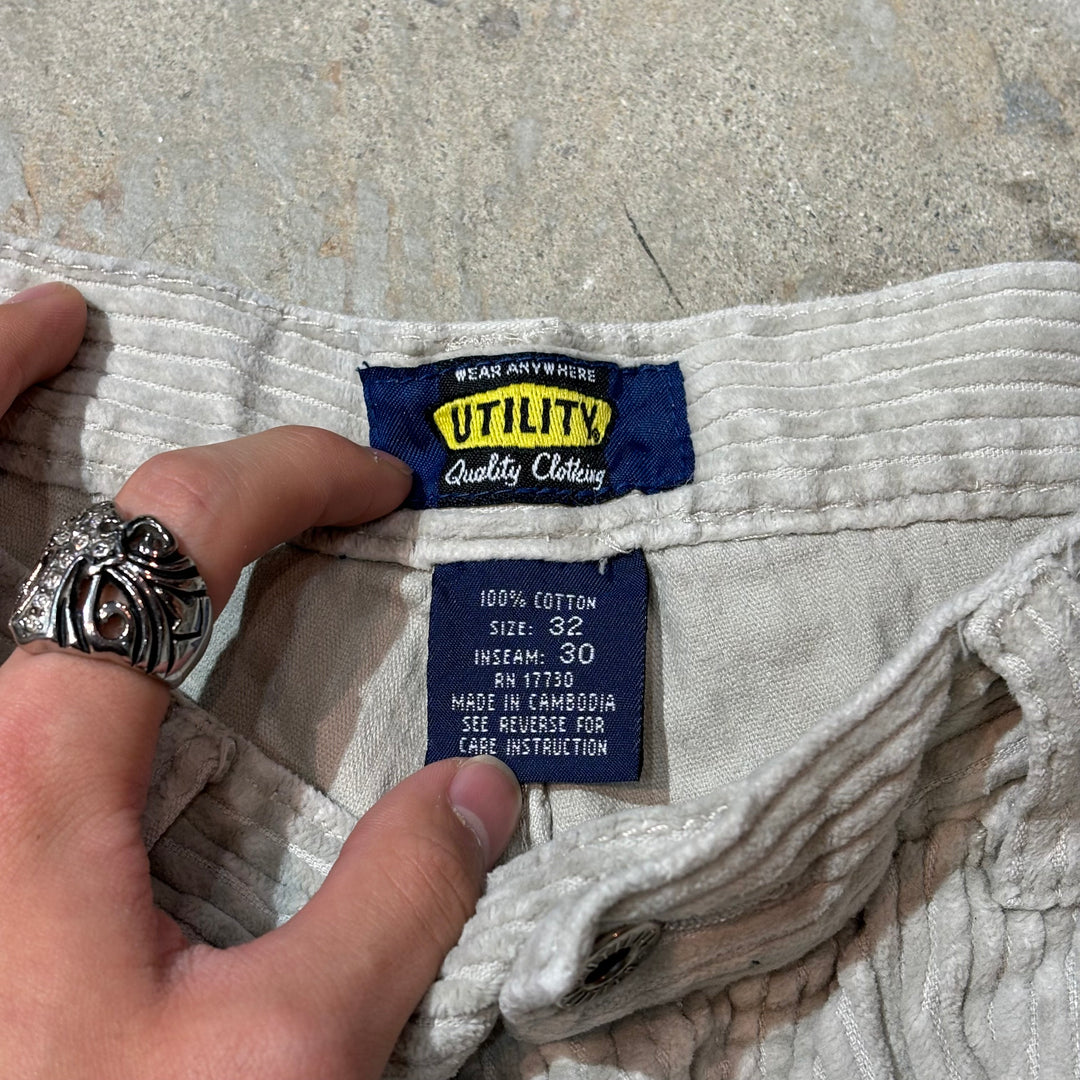 기용 / 유틸리티 / 코듀로이 바지 / 실제 크기 32 x 29