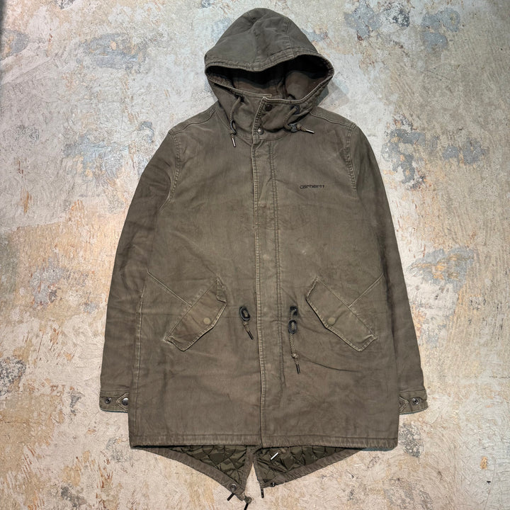 古着 carhartt/ カーハート/ クラッシュパーカー/ 中綿/ 裏地キルティング/ WOMEN/ サイズL相当