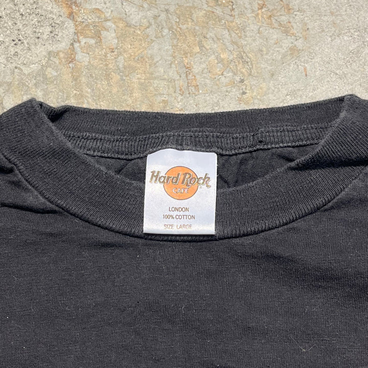 #4455 古着 hard Rock/short sleeve t-shirt Tee/半袖シャツ/シングルステッチ/90's/サイズL