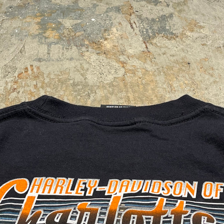 古着 Harley-Davidson/ハーレー ダビッドソン ノース・カロライナ州 シャーロット プリントTシャツ サイズM