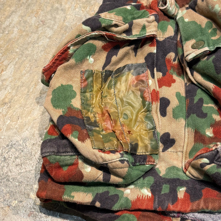 Used clothing SWISS ARMY/ Swiss Army/ M-60/ Alpen Camo/ Military Jacket/ Size L