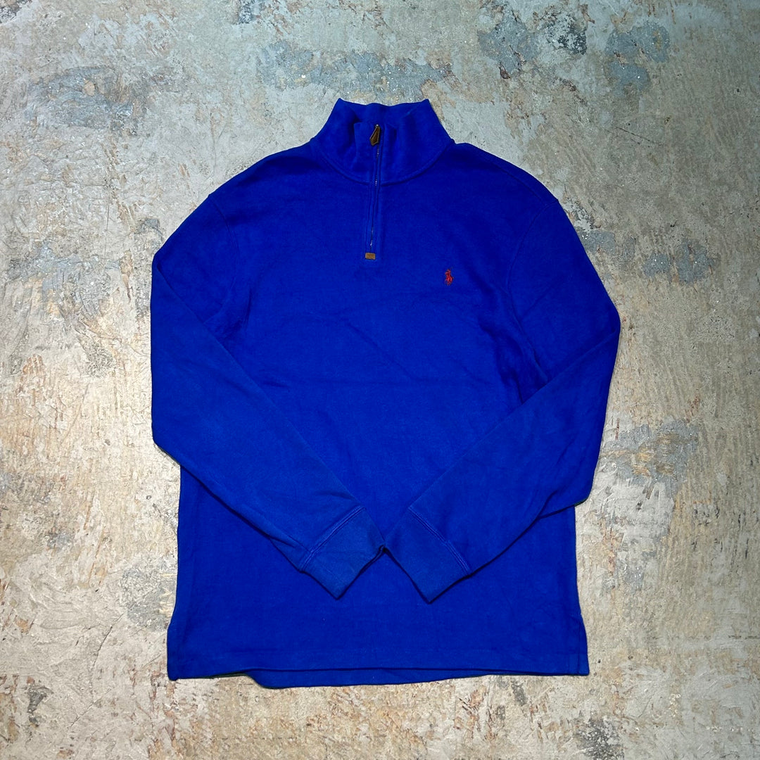 旧衣POLO by Ralph Lauren/ POLO拉尔夫劳伦/半拉链针织毛衣/尺寸M