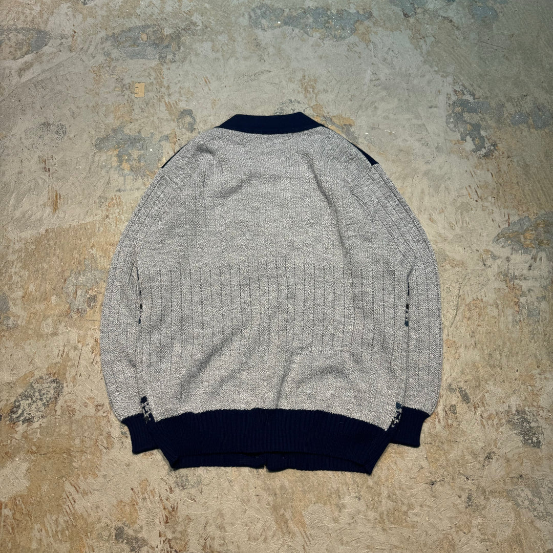 빈티지 의류 Bellisimo/V-Neck 니트 카디건/모든 패턴/크기 l