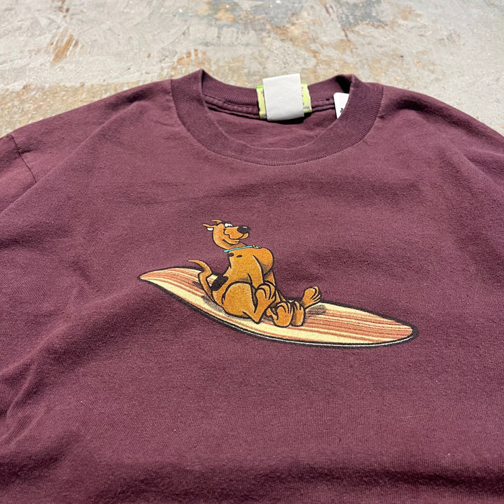 #4678 古着 scooby-doo!/スクービー ・ドゥー/short sleeve print t-shirt Tee/半袖プリントTシャツ/USA製/スクービープリント/サイズXL
