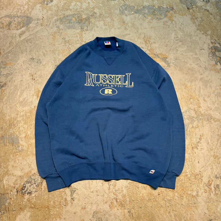 旧衣服90's USA制造RUSSELL / RUSSELL / crunexwet /尺寸XL
