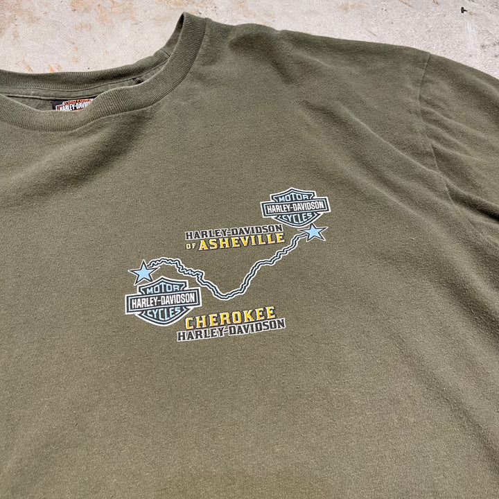 古着 Harley-Davidson/ハーレー ダビッドソン/ノース・カロライナ州/プリントTシャツ/サイズXL