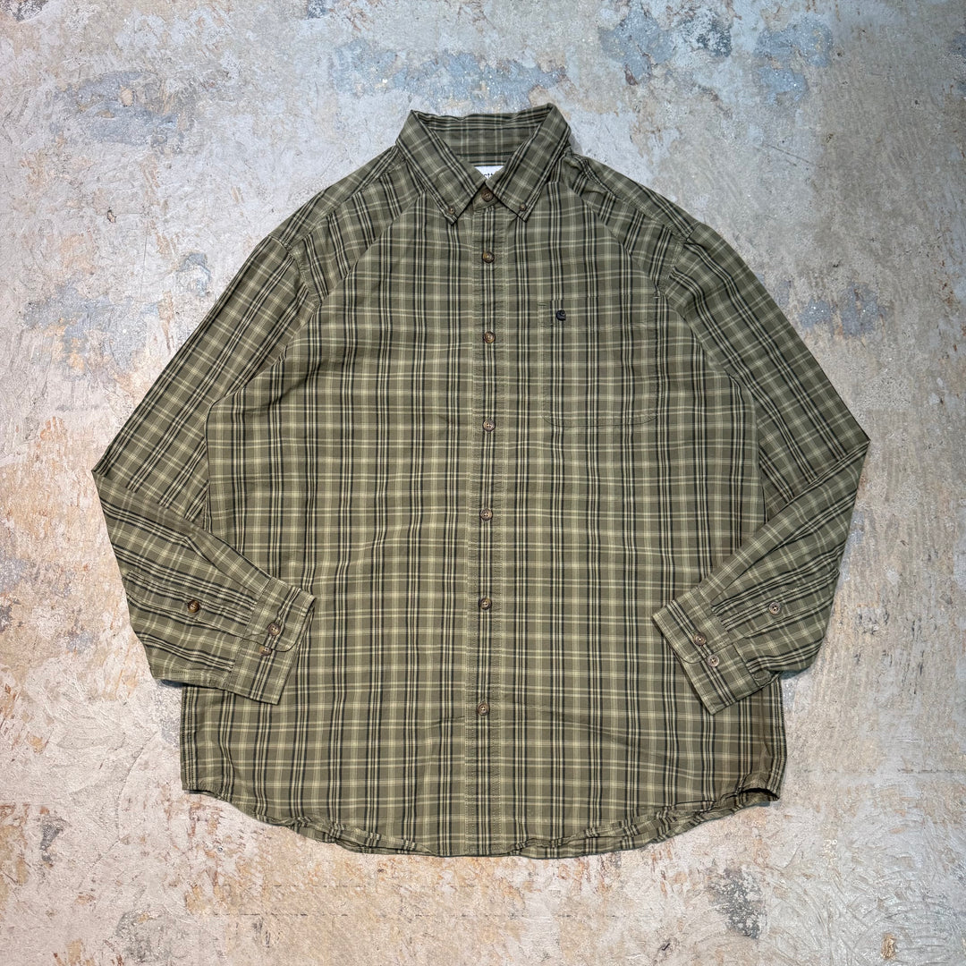 Used clothing carhartt/Carhartt/Long sleeve shirt/Checked pattern/Size XL