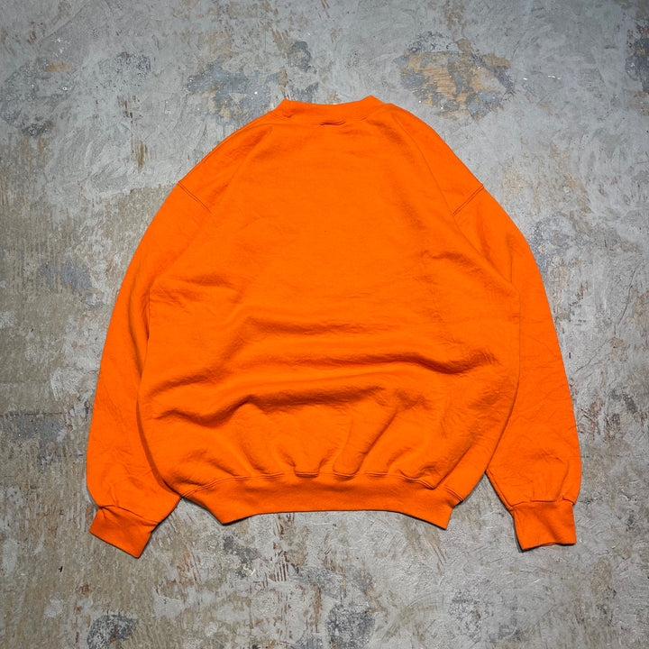 #4112 古着 Unknow/Crew Neck Sweat Shirt/クルーネックスウェット/ACCO/企業系/サイズL