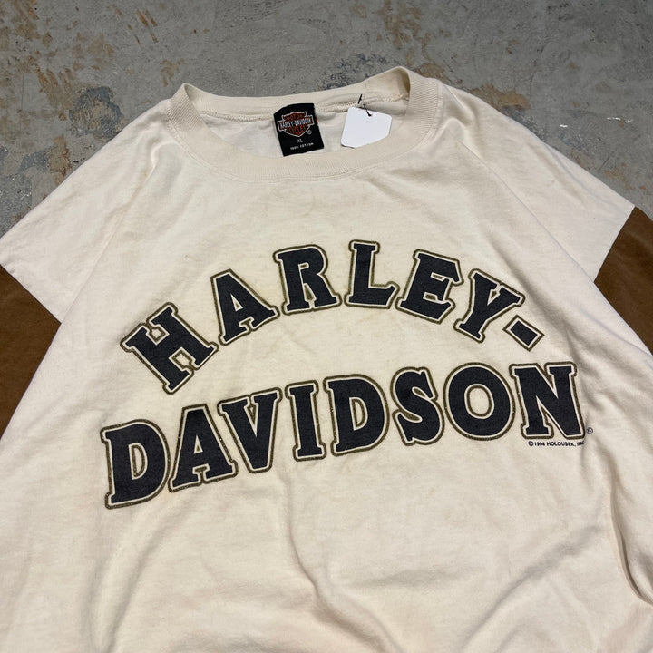 Used clothing 94's USA made Harley-Davidson / ZEPKA'S / Johnstown Store, Pennsylvania / Long T-shirt / Size XL