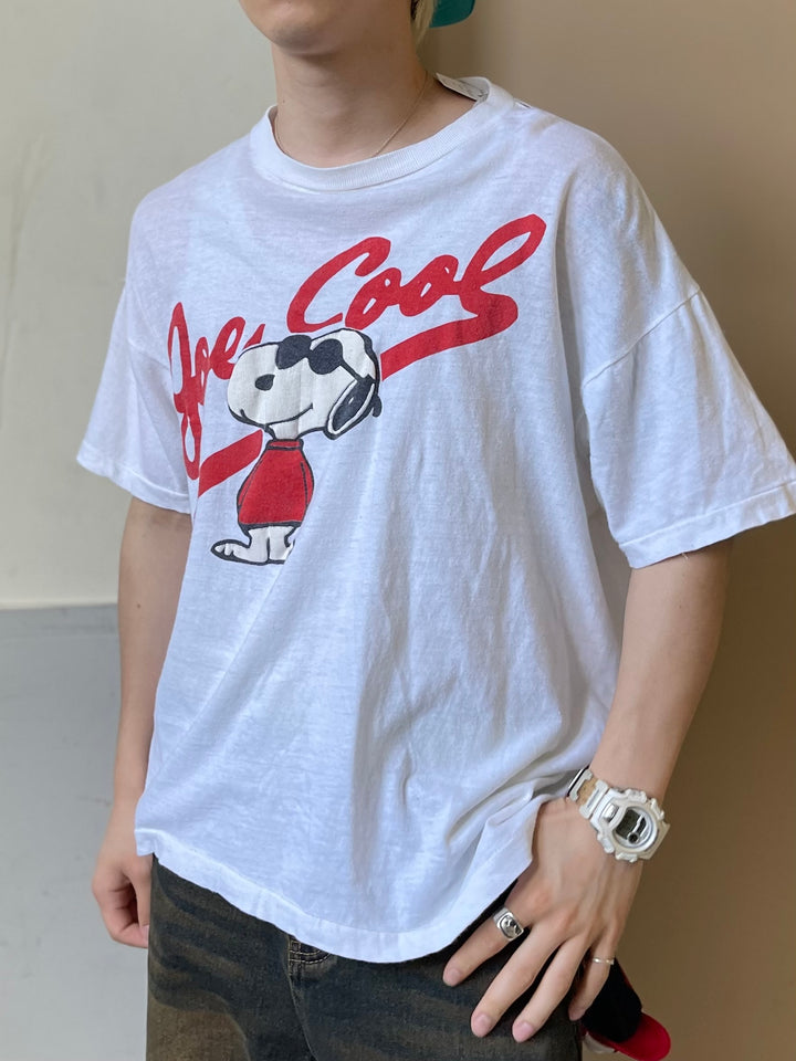 #4450 古着 Unknow/short sleeve t-shirt Tee/半袖シャツ/シングルステッチ/90's/スヌーピー/サイズL相当