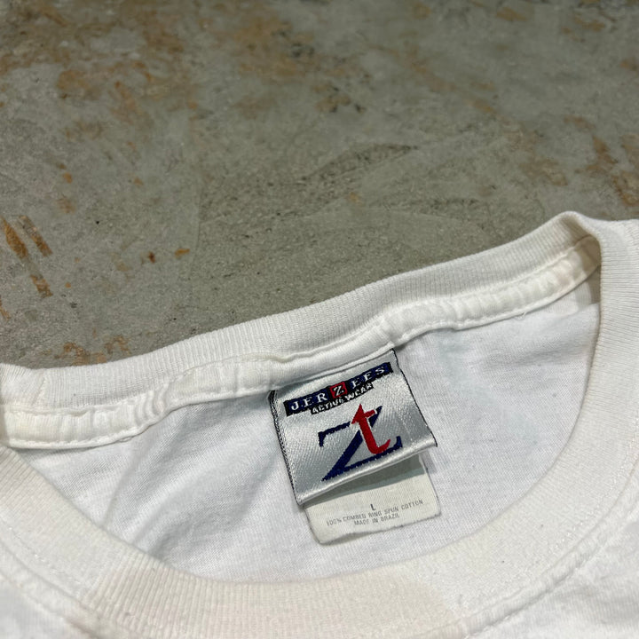 #4815 Used clothing 01's Rooney Tunes/WB/Monte Carlo/Racing style/Long T-shirt/Single stitch/Size XL equivalent