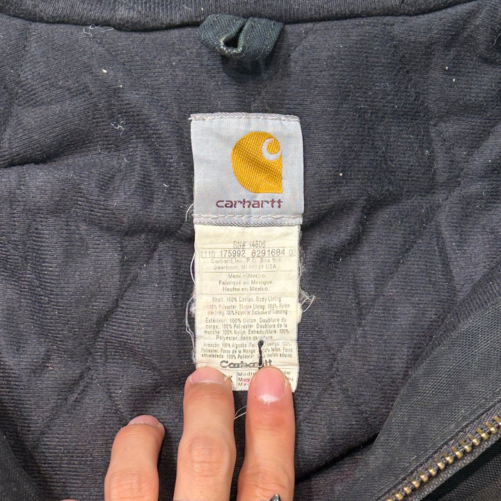 Used clothing 90's carhartt/ Active jacket/ Duck fabric/ Padded/ J140 BLK/ Size M