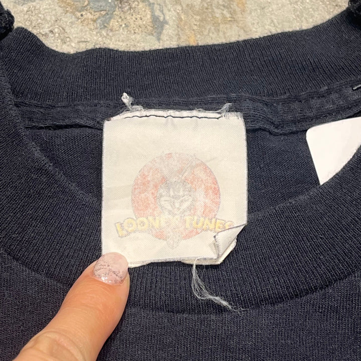 #4816 古着 98's ワーナーブラザーズ ルーニー・テューンズ トゥイーティー ヴィンテージ シングルステッチ TシャツサイズL相当