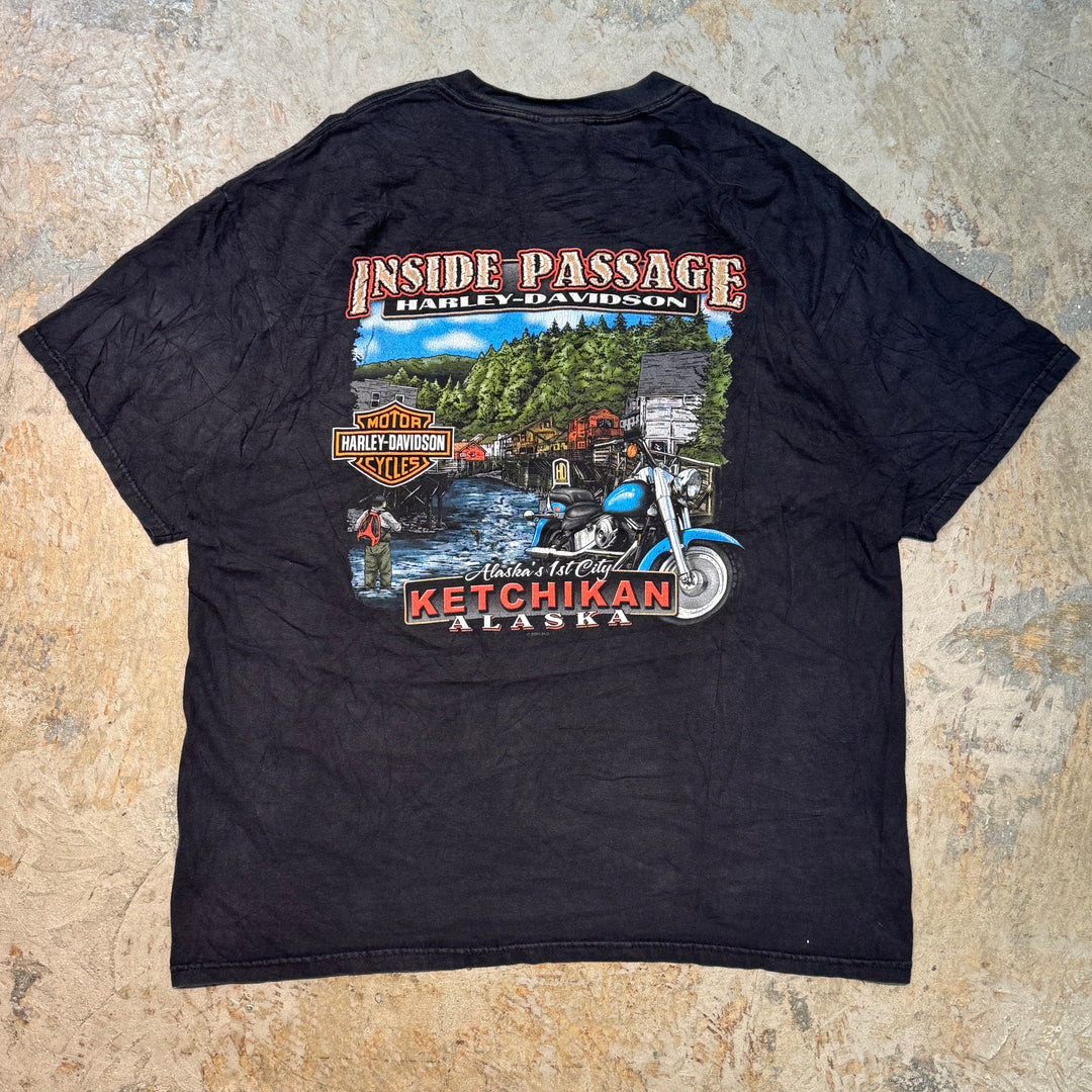 古着 Harley-Davidson/ハーレーダビッドソン/ プリントTシャツ/サイズXL