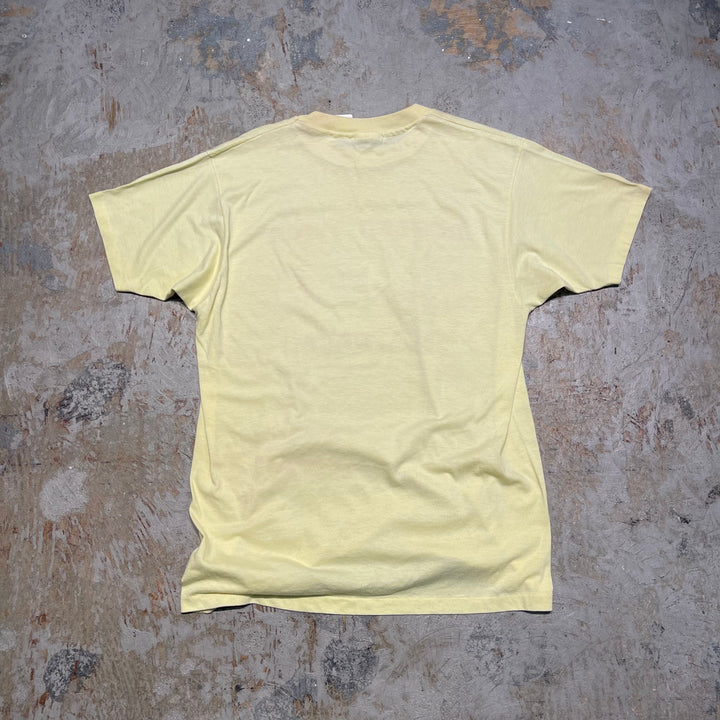 #4724 古着 80's Hanes ヘインズ/トライアスロン/ヴィンテージ シングルステッチ Tシャツ/USA製/サイズL