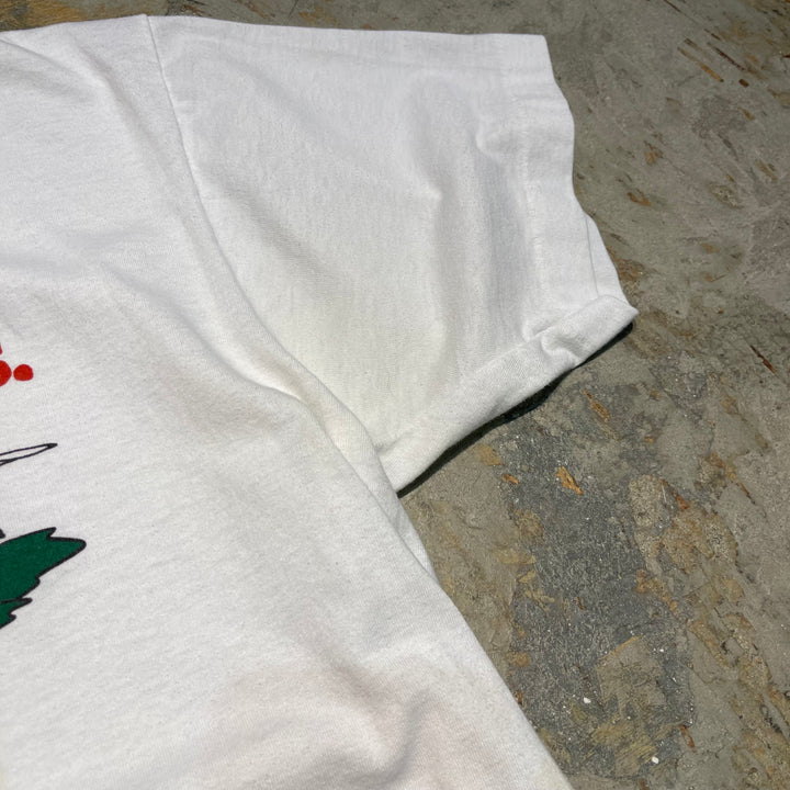 #4645 古着 USAvintage MICHIGAN APPLES /ヴィンテージ シングルステッチ Tシャツ/サイズXXL相当