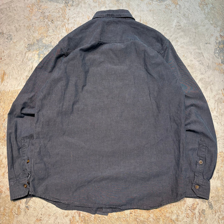 古着 carhartt/カーハート/ 長袖シャツ/無地/サイズM