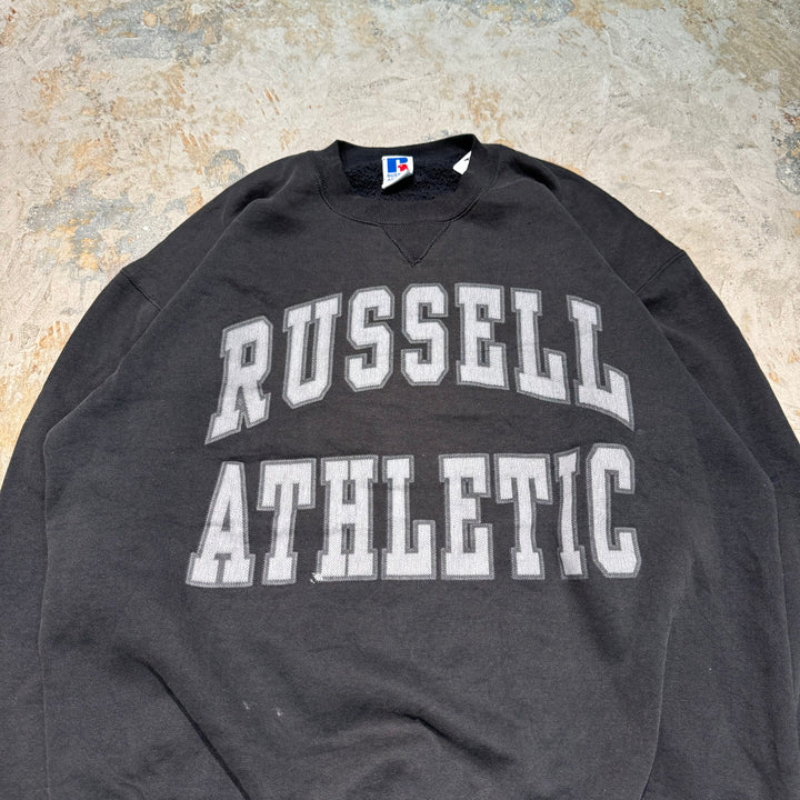 旧衣服90's USA制造RUSSELL / RUSSELL / crunexwet /尺寸XL