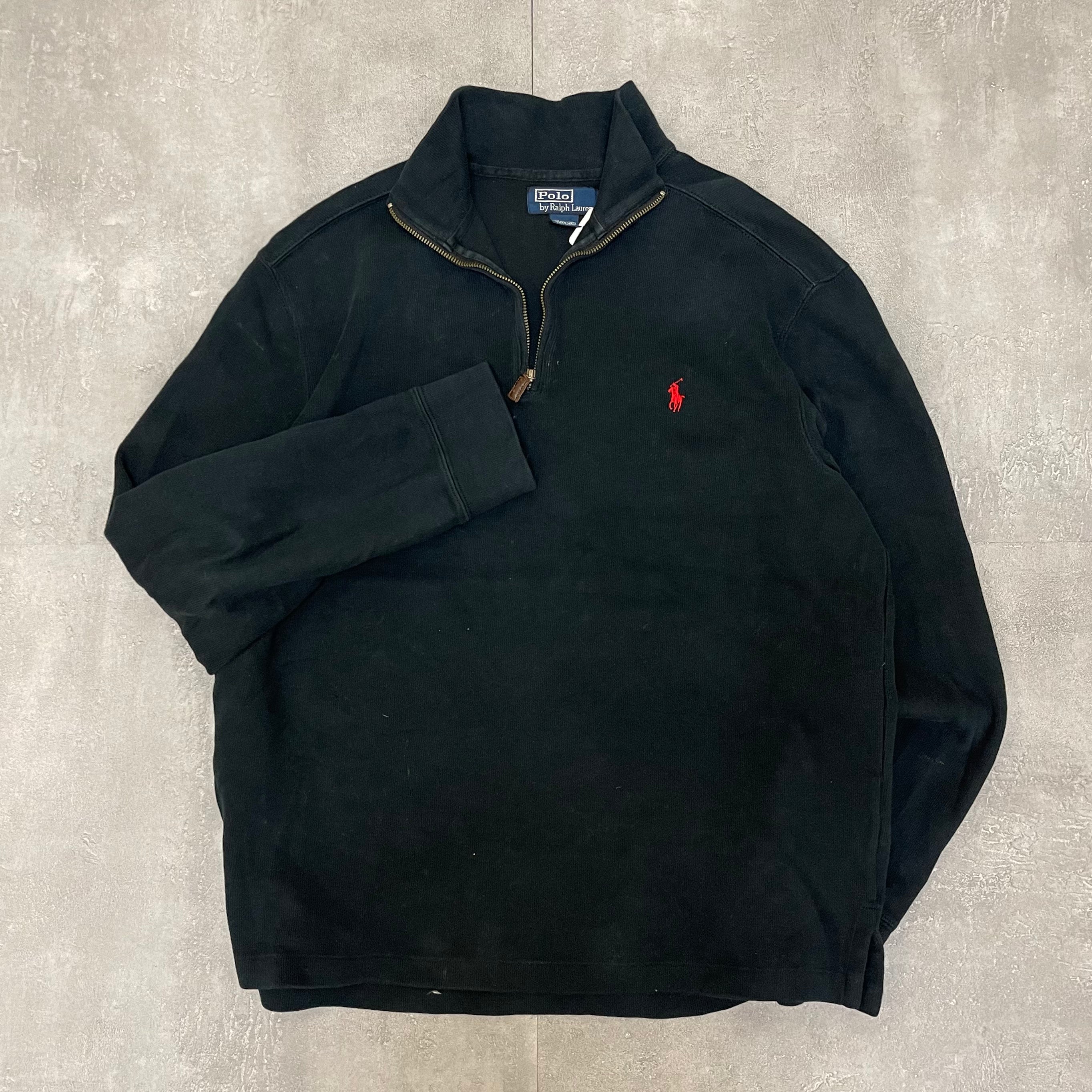 ラルフローレン　古着 中古】RalphLauren(ラルフローレン)ポロpoloハーフジップZIPメンズ