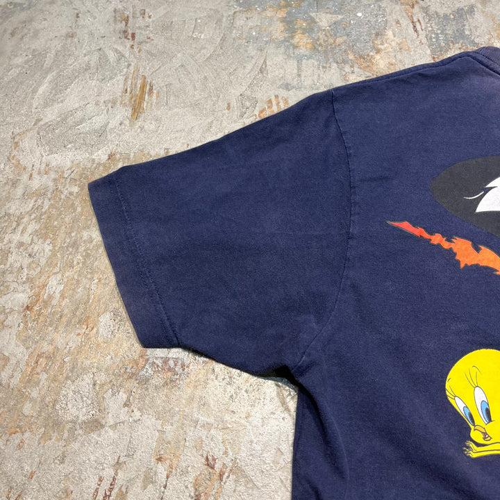 二手服裝:Looney Tunes/Warner Bros./tweety/sylvester/print T卹/尺寸L
