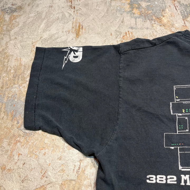 古着 90's カナダ製 FRUIT OF THE LOOM/フルーツ オブ ザ ルーム / バック・ストリート・ロック・バー / 382 MAYOR MONTREAL / reactor / ヴィンテージ シングルステッチ プリントTシャツ/サイズxl