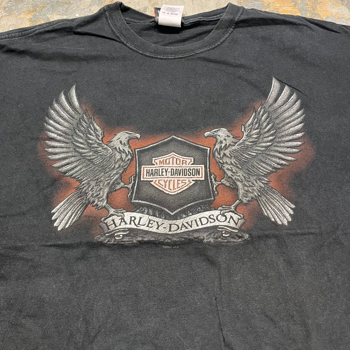 #4277 Harley-Davidson/ハーレーダビッドソン/short sleeve t-shirt Tee/ダブルステッチ/半袖Tシャツ/MADE IN U.S.A/サイズXL