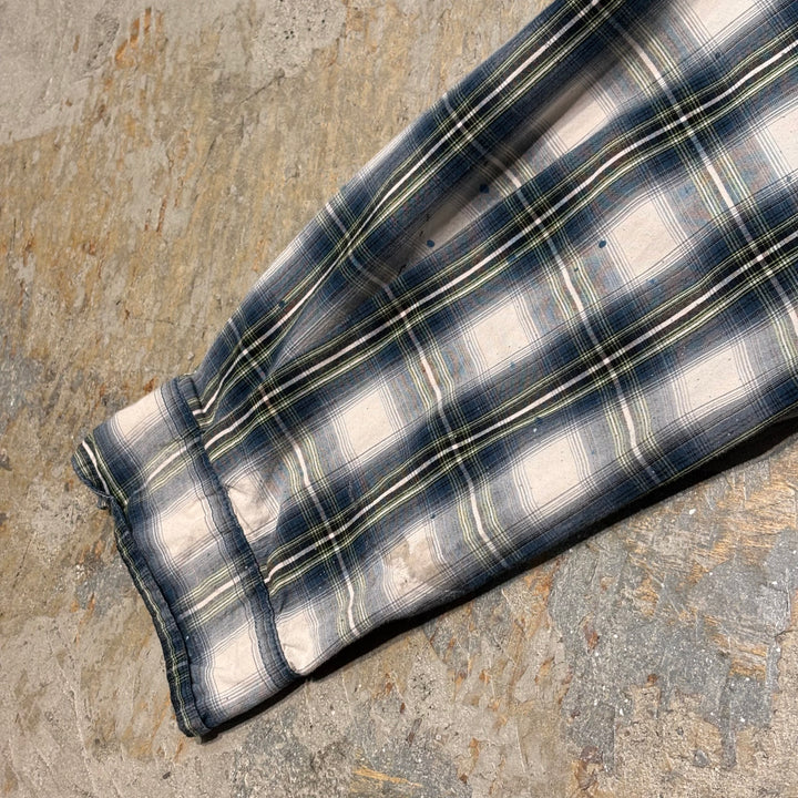 Used clothing carhartt/Carhartt/Button-down long sleeve shirt/Checked pattern/Size 2XL