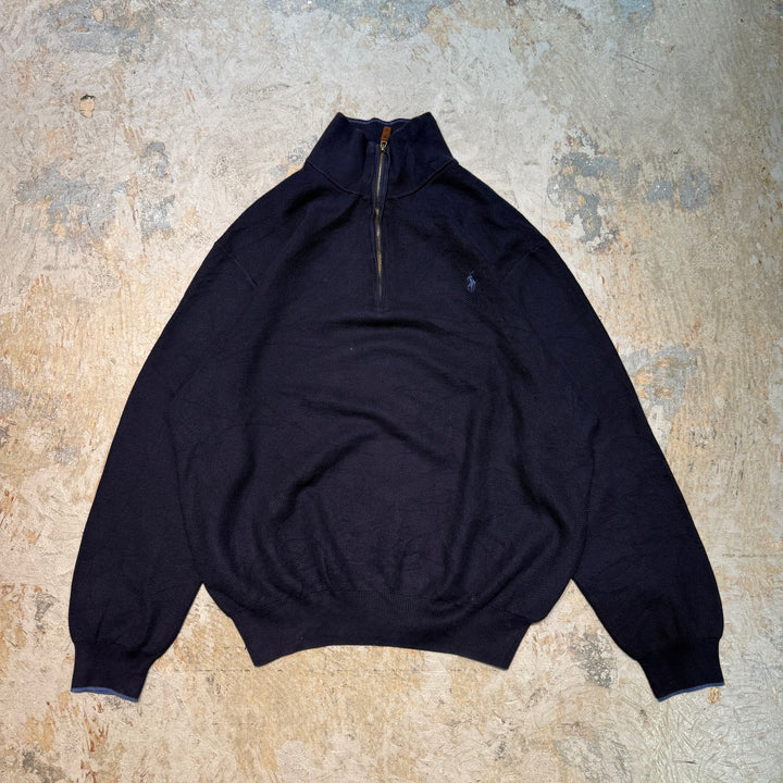 Ralph Lauren/ Polo Ralph Lauren/ Half Zip Knit Sweater/ Size XXL에 의해 중고 의류 폴로