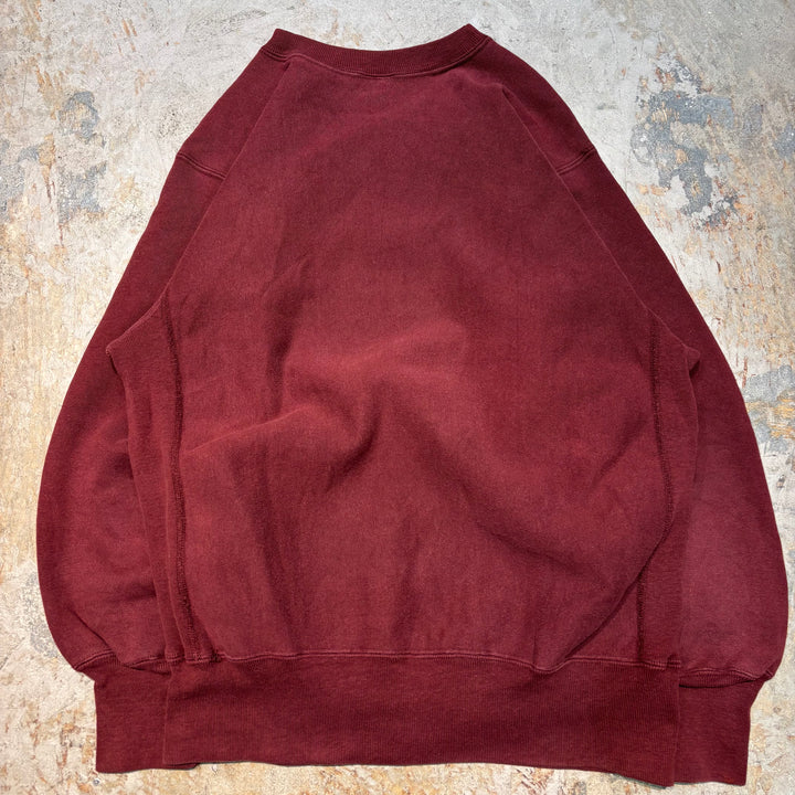 미국 90 년대 챔피언/챔피언/리버스 직조/승무원 넥 스웨트 셔츠/스프링 필드 대학/자수 태그/대학 인쇄/크기 XL