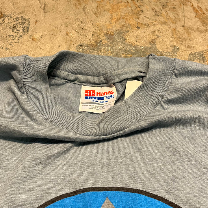 古着 USA製 90's~ ヘインズ/CAMP CHAWANAKEE/キャンプ・チャワナキー 1995/児童キャンプ/シェイバーレイク/企業系/ヴィンテージ シングルステッチ Tシャツ/サイズXL相当