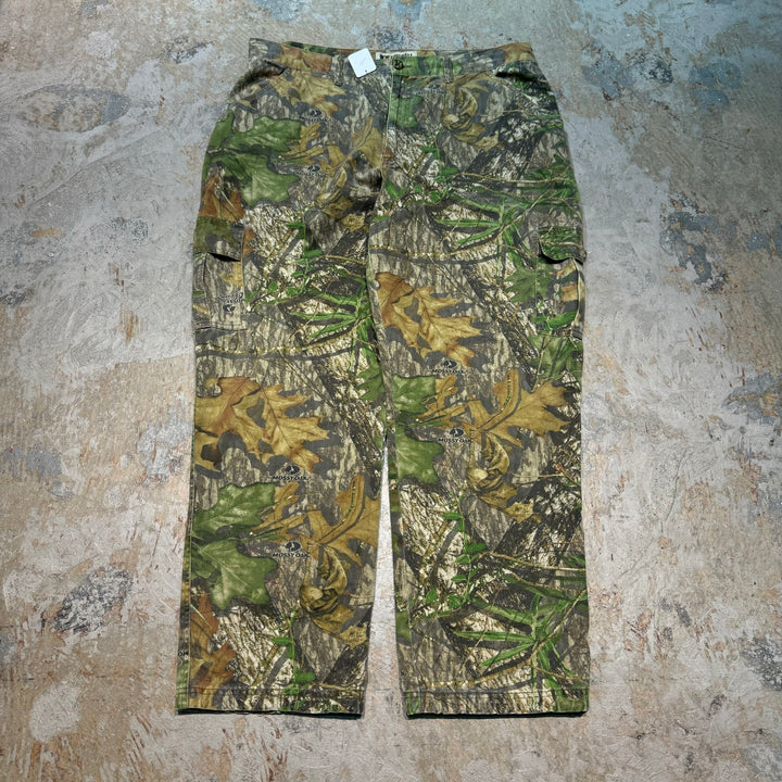 二手衣服Russell Outdoors/Russell戶外/Mossy Oak/Massy Oak/Real Tree Camo Cargo Pants/size L