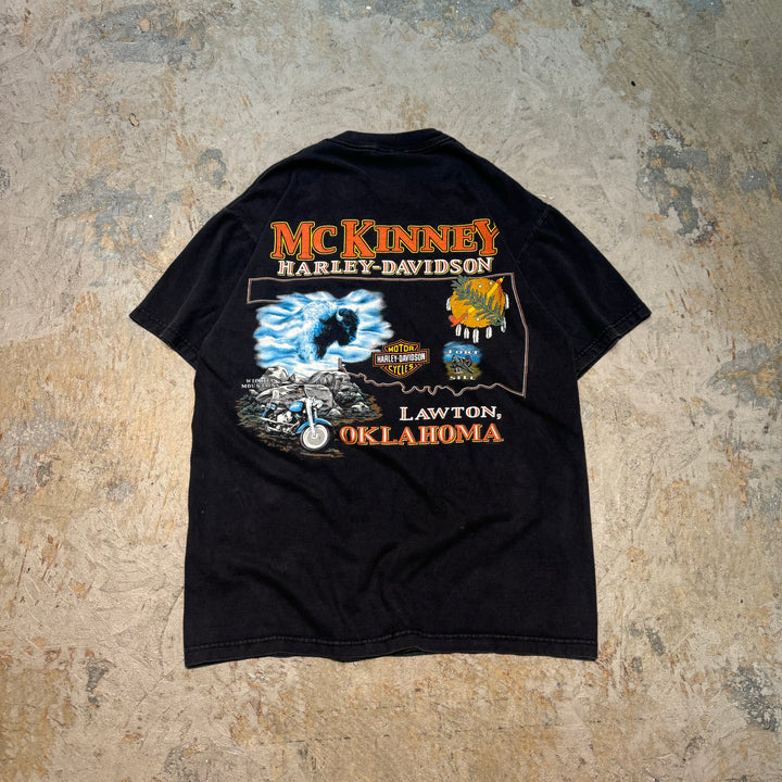 古着 USA製 Harley-Davidson/ハーレーダビッドソン/ プリントTシャツ/ サイズM