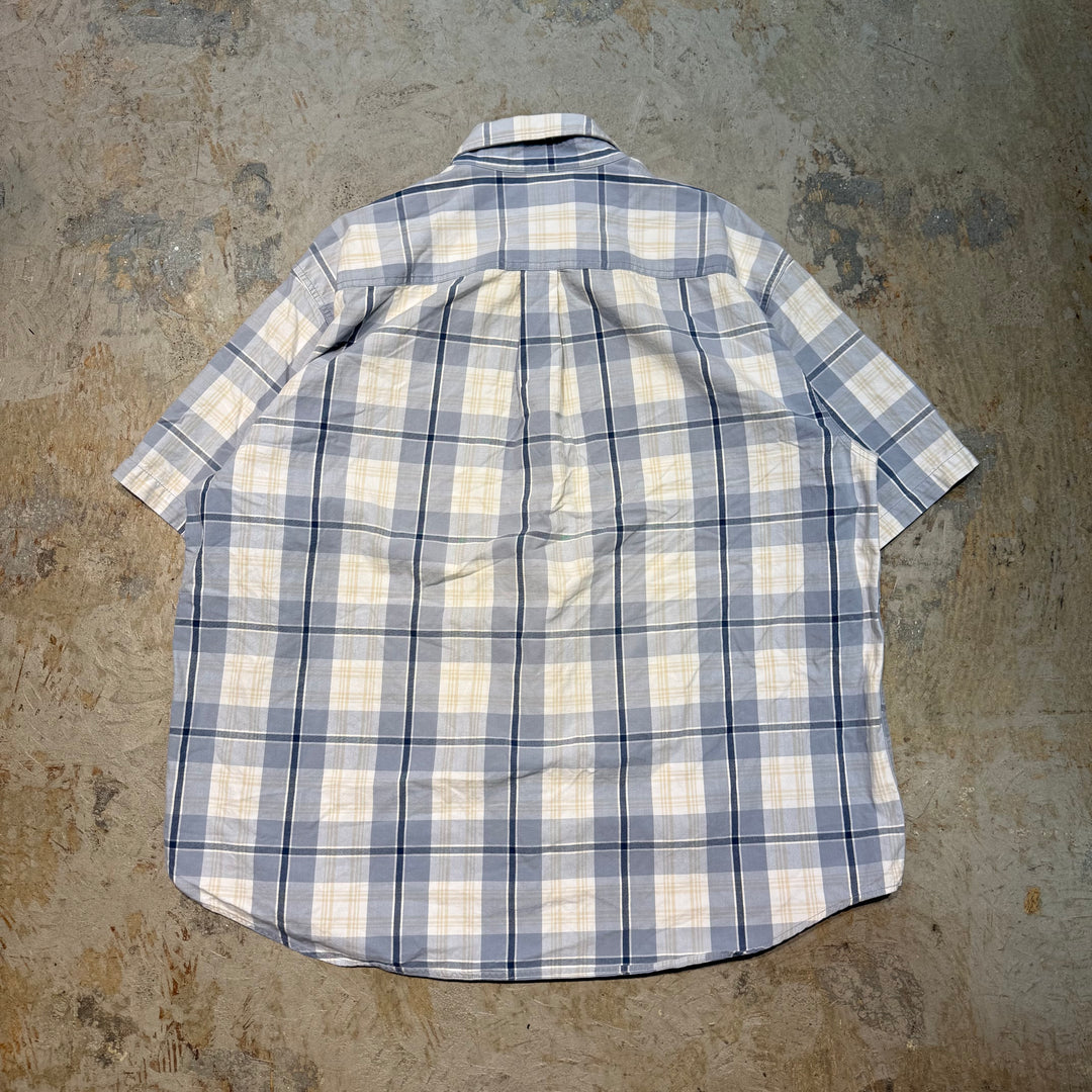 Used clothing carhartt/ Carhartt/ Button-down short sleeve shirt/ Checkered pattern/ Size XL