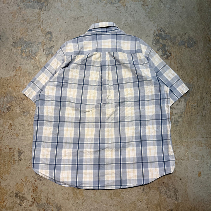 Used clothing carhartt/ Carhartt/ Button-down short sleeve shirt/ Checkered pattern/ Size XL