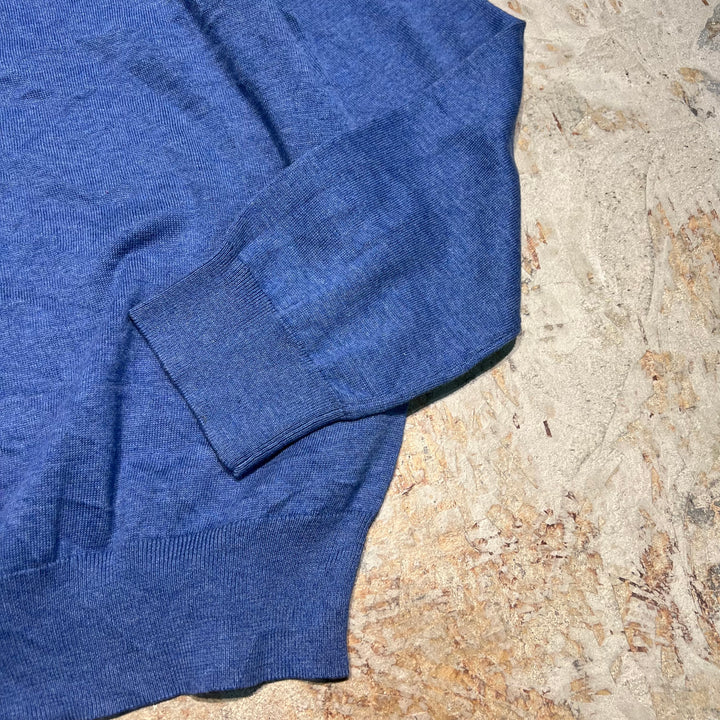 #3701古着/ラルフローレン/POLObyRalphLauren/コットンニット/Cottonknit/Vネック/サイズXXL