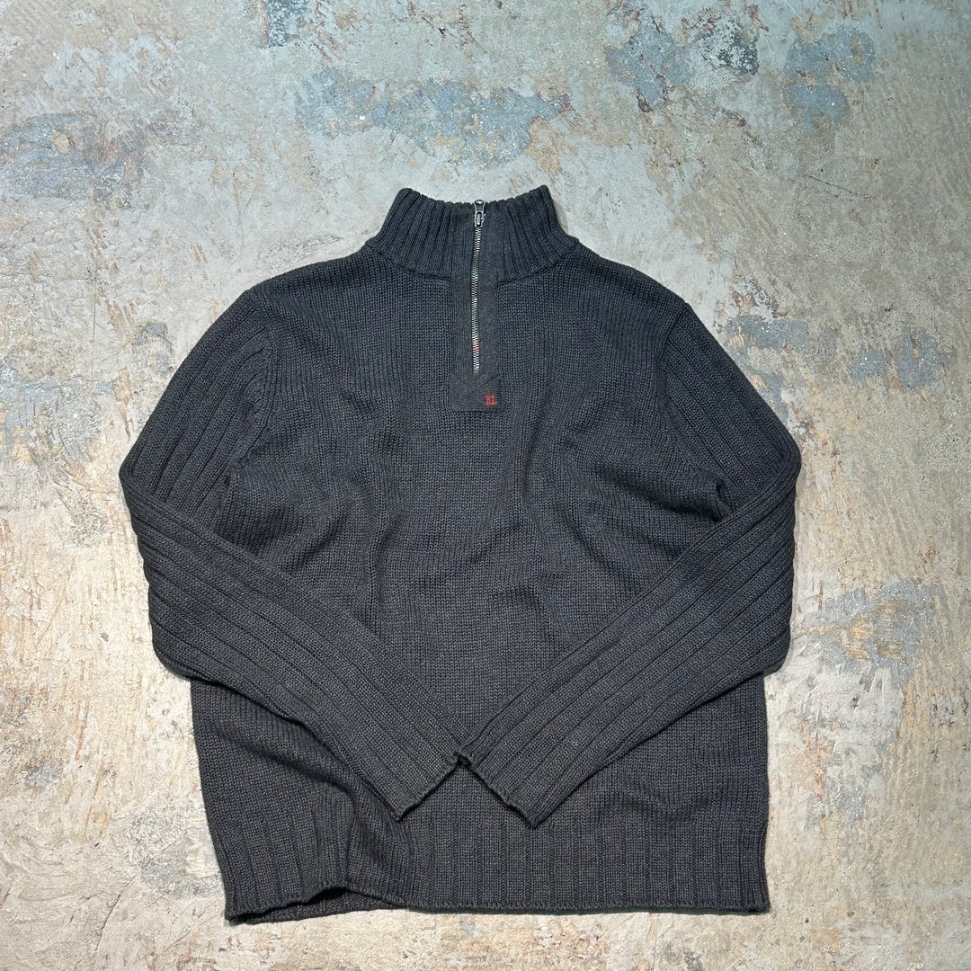 旧衣POLO by Ralph Lauren/ POLO拉尔夫劳伦/半拉链针织毛衣/尺寸L