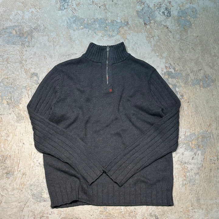旧衣POLO by Ralph Lauren/ POLO拉尔夫劳伦/半拉链针织毛衣/尺寸L