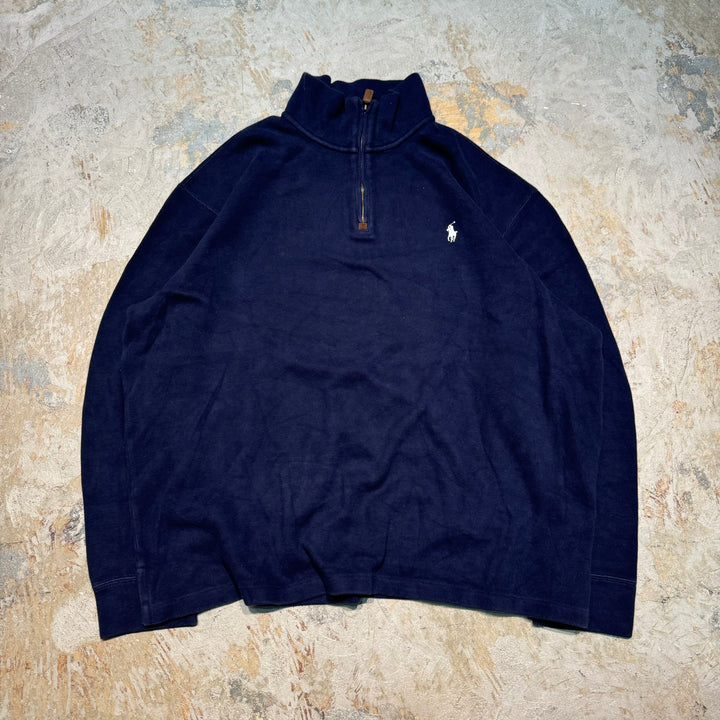 二手POLO by Ralph Lauren/ POLO by Ralph Lauren/半拉链针织毛衣/尺码XL