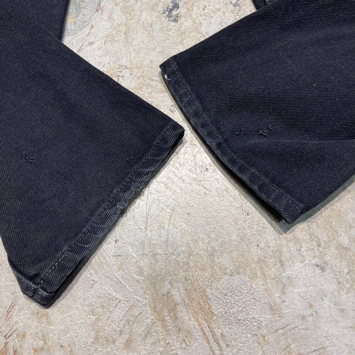 #4767 Used clothing LEVI'S/Levi's/505/Black denim pants/Black denim pants/Size 29 x 32