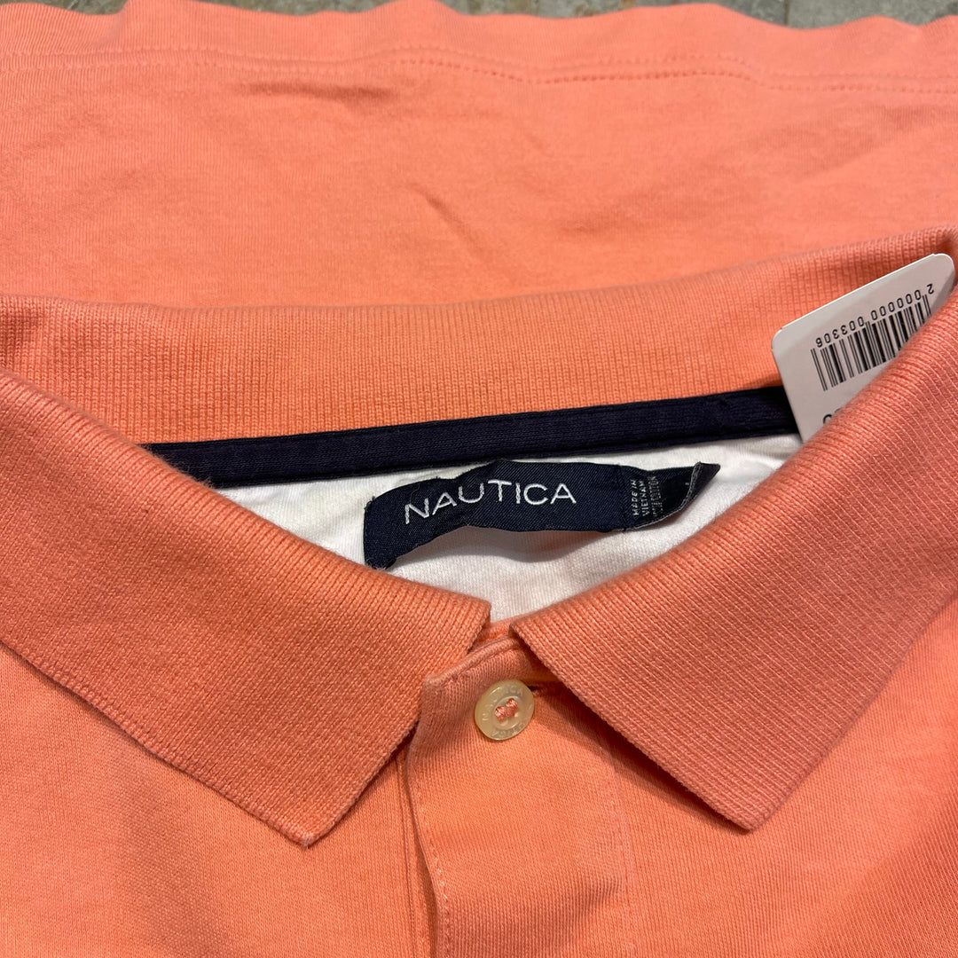#4360 빈티지 Nautica/S/S 폴로 셔츠/짧은 슬리브 폴로 셔츠/크기 XL