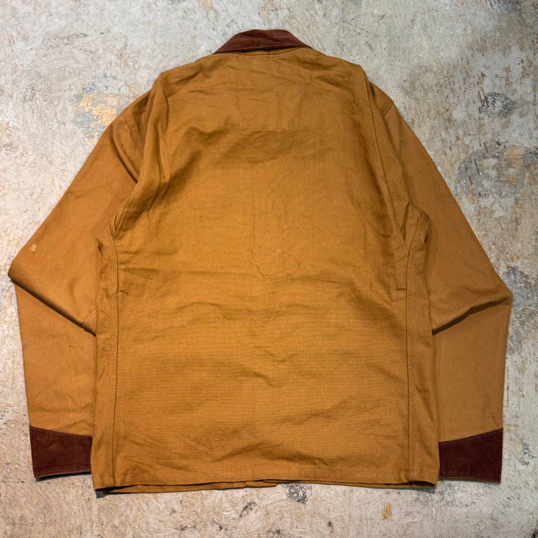 Used clothing Carhartt/ Carhartt/ Brush coat/ Duck fabric/ Corduroy collar/ Size L