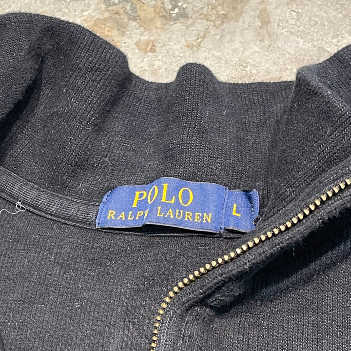 #3863 古着 POLO by Ralph Lauren/ポロバイラルフローレン/Half zip knit Sweater/ハーフジップニットセーター/サイズL