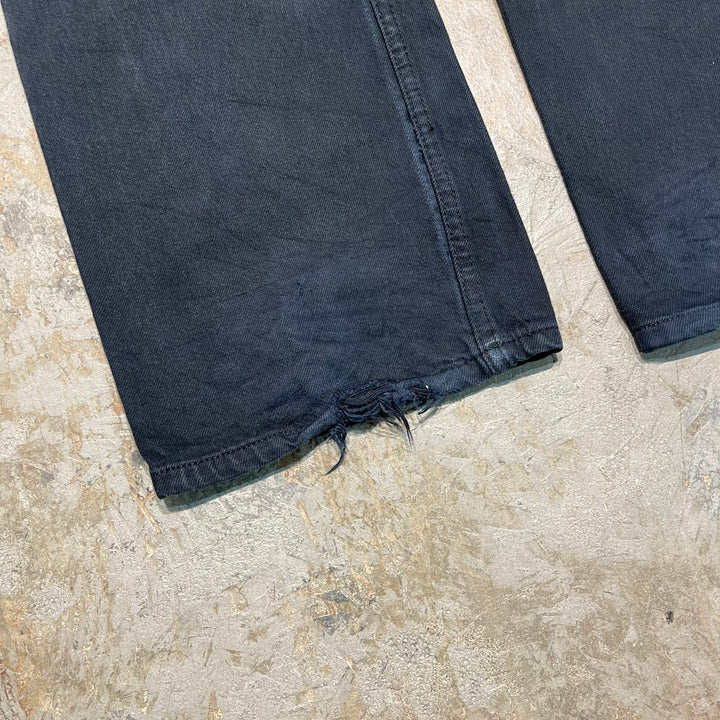#4771 Used clothing LEVI'S/Levi's/501/Black denim pants/Black denim pants/Made in Pakistan/Dyed/Size 34 x 34