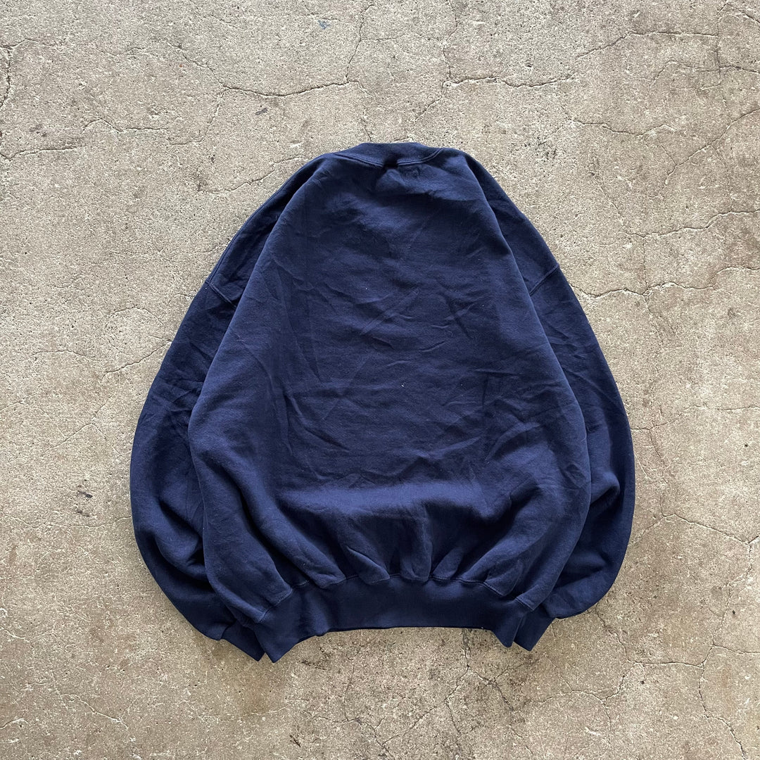 旧衣服RUSSELL ATHLETIC/ RUSSELL运动/空白克鲁兹运动衫/素色/尺码XL