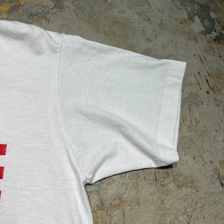 古着 USA製  90's~ スクリーンスターズ/ゴッド・ブレス・アメリカ 私は1991年1月16日砂漠の嵐作戦を支持します/ヴィンテージ シングルステッチ プリントTシャツ/サイズL